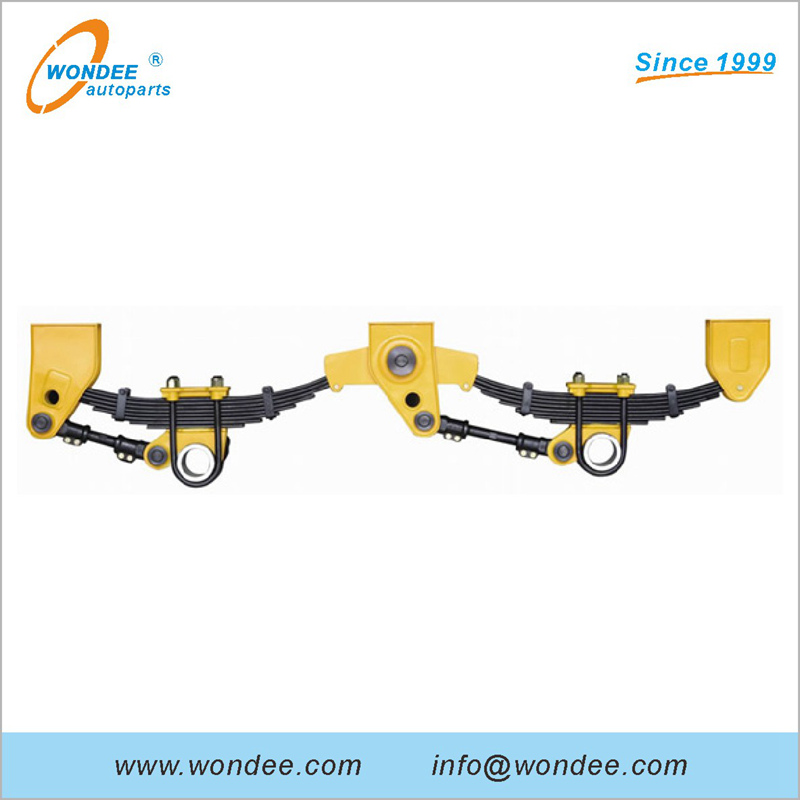 2-axle 3-axle የአሜሪካ ፉዋ አይነት ሜካኒካል እገዳዎች ለከባድ ተረኛ ከፊል ተጎታች እና የጭነት መኪናዎች
